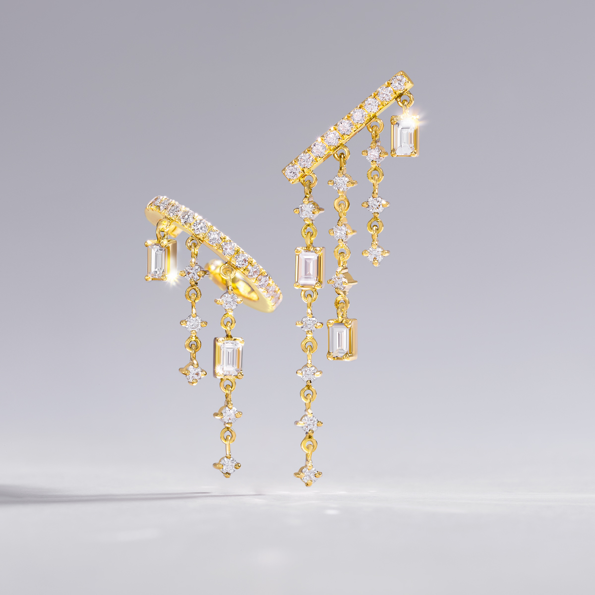 Clip d&#39;oreille chandelier sway