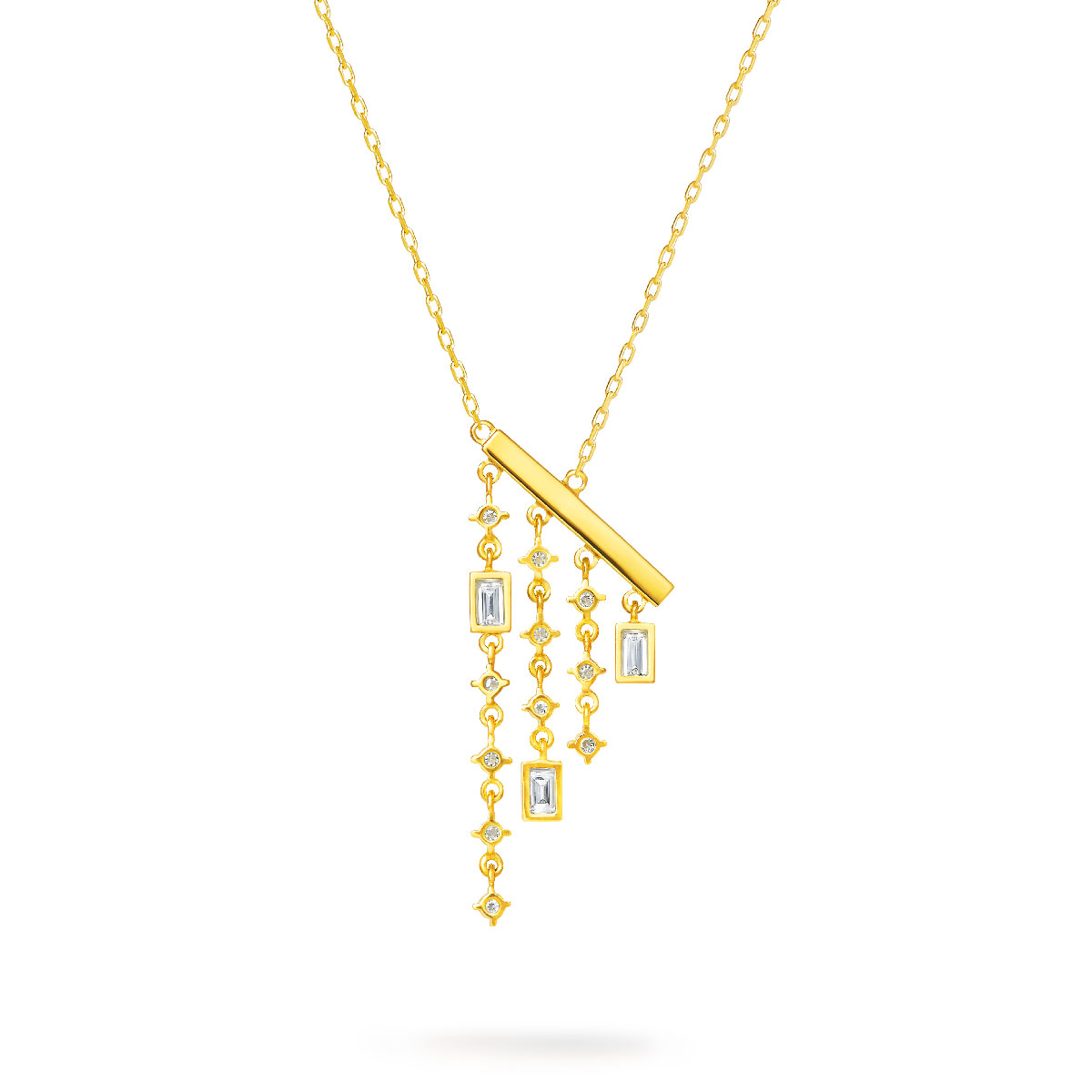 chandelier sway necklace