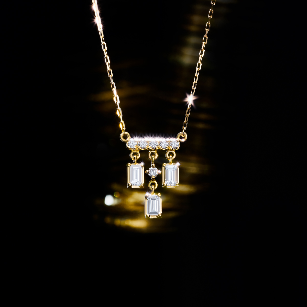 chandelier sway petit necklace