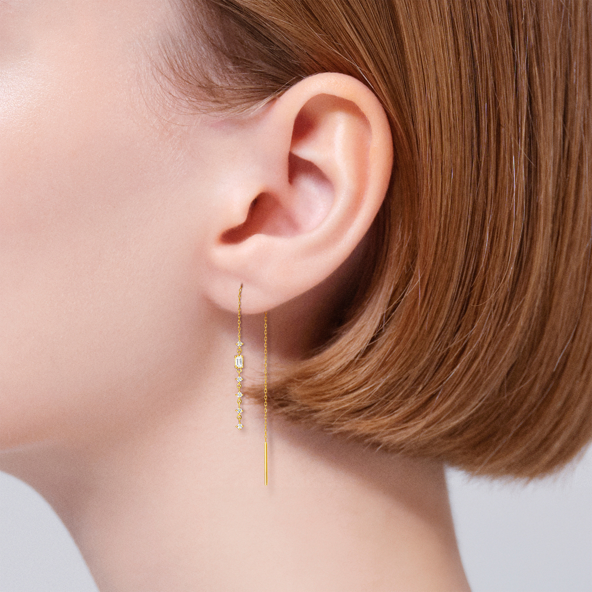 chandelier sway chain earring